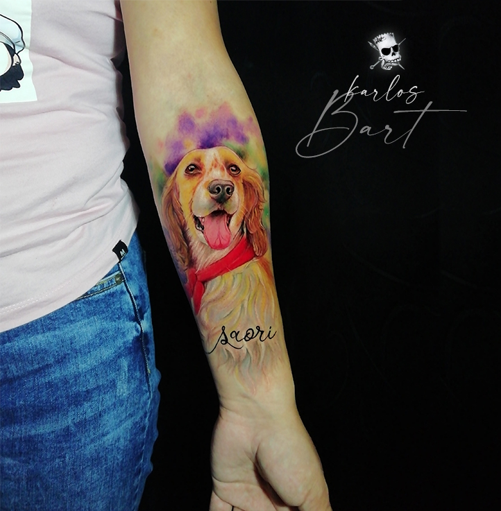 Tatuaje-jaguark-realismo-perrita-color