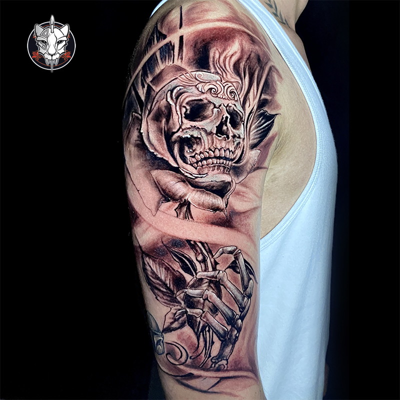 Tatuaje-jaguark-Calavera-karlosbart