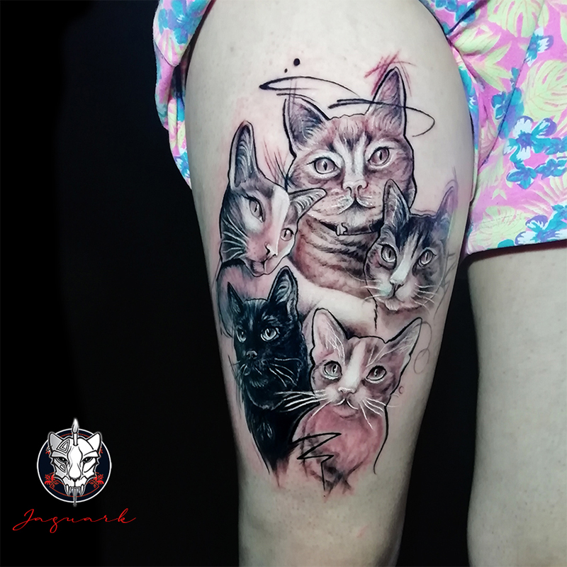 Tatuaje-jaguark-gaticos-realismo-karlosbart